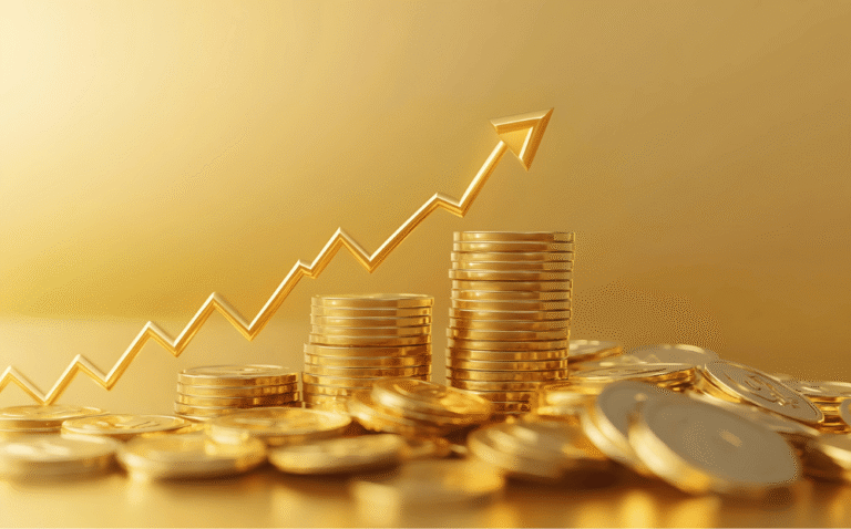 黄金价格年度涨幅