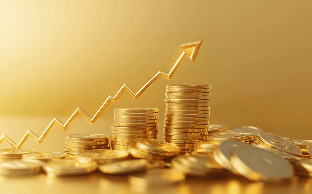 黄金价格年度涨幅